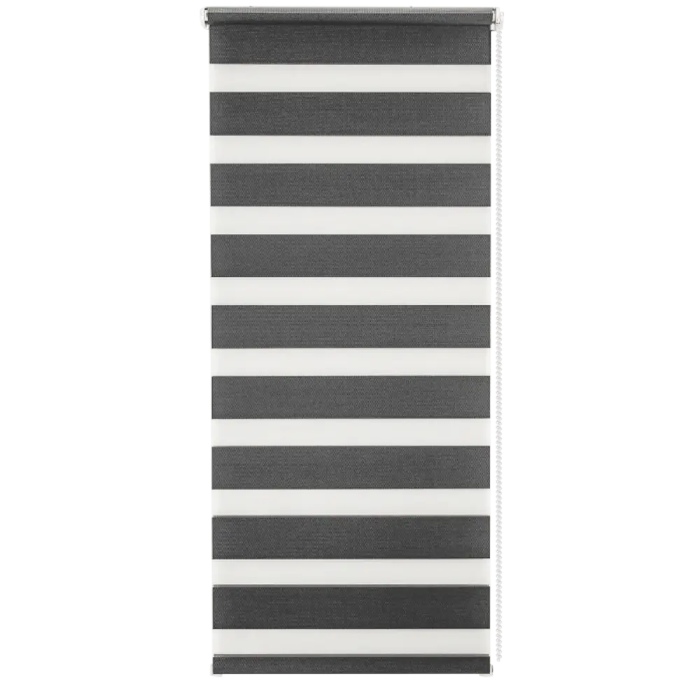 Штора рулонная день-ночь Silver 80x160 см графит 82614450 STLM-2190446 Santreyd Д/Н SILVER