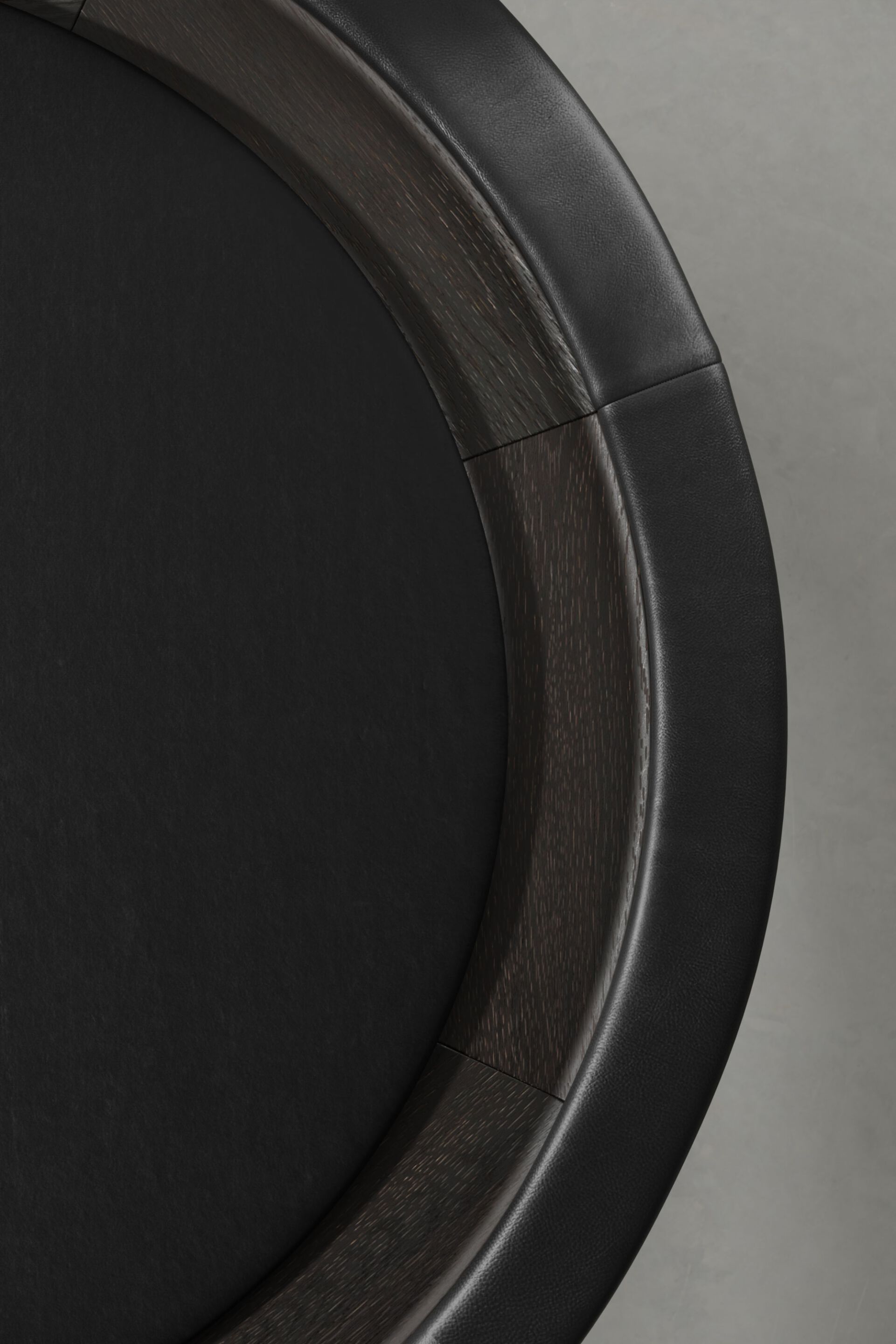 Круглый стол для покера из дерева и кожи District Eight Dinh ARCH-00042011 - Вид №4