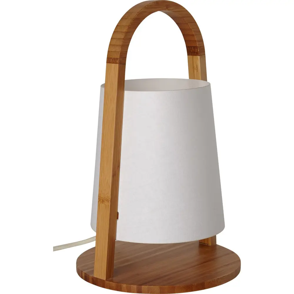Настольная лампа Brentwood, 1хE14x40 Вт, 20 см, цвет белый 19388075 STLM-2120170 INSPIRE  - Вид №1