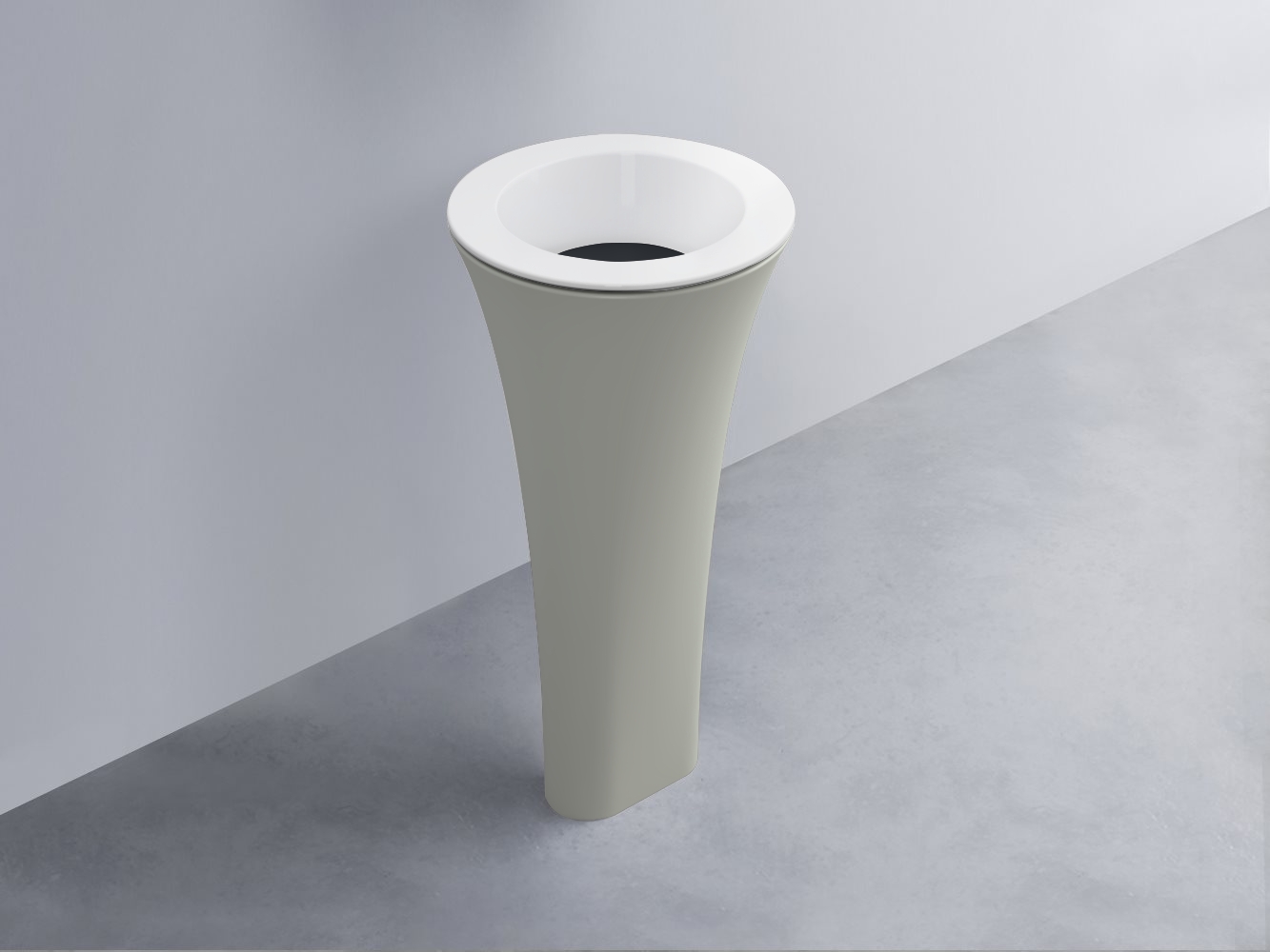 AMLA45-BL+AMPILT-BA+AMCOLT-PM Раковина Amedeo Tondo отдельностоящая cielo Enjoy + Amedeo Ceramica Cielo