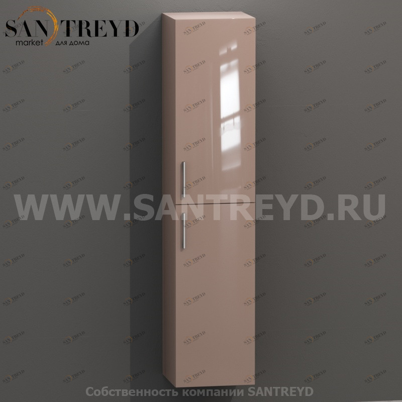 MDC138 Высокий шкаф с двумя створками 160 см розовый Globo 4ALL Италия Ceramica Globo