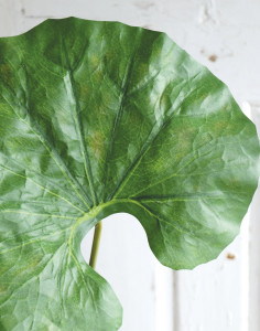 6340 883 a3 Лист искусственного лотоса, 90 см, Ø 30 см, зеленый H-andreas