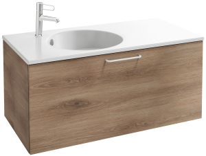 EB2514-R6-M90 Тумба под столешницу 100 см, 1 верхний ящик, белая ручка JACOB DELAFON ODÉON RIVE GAUCHE
