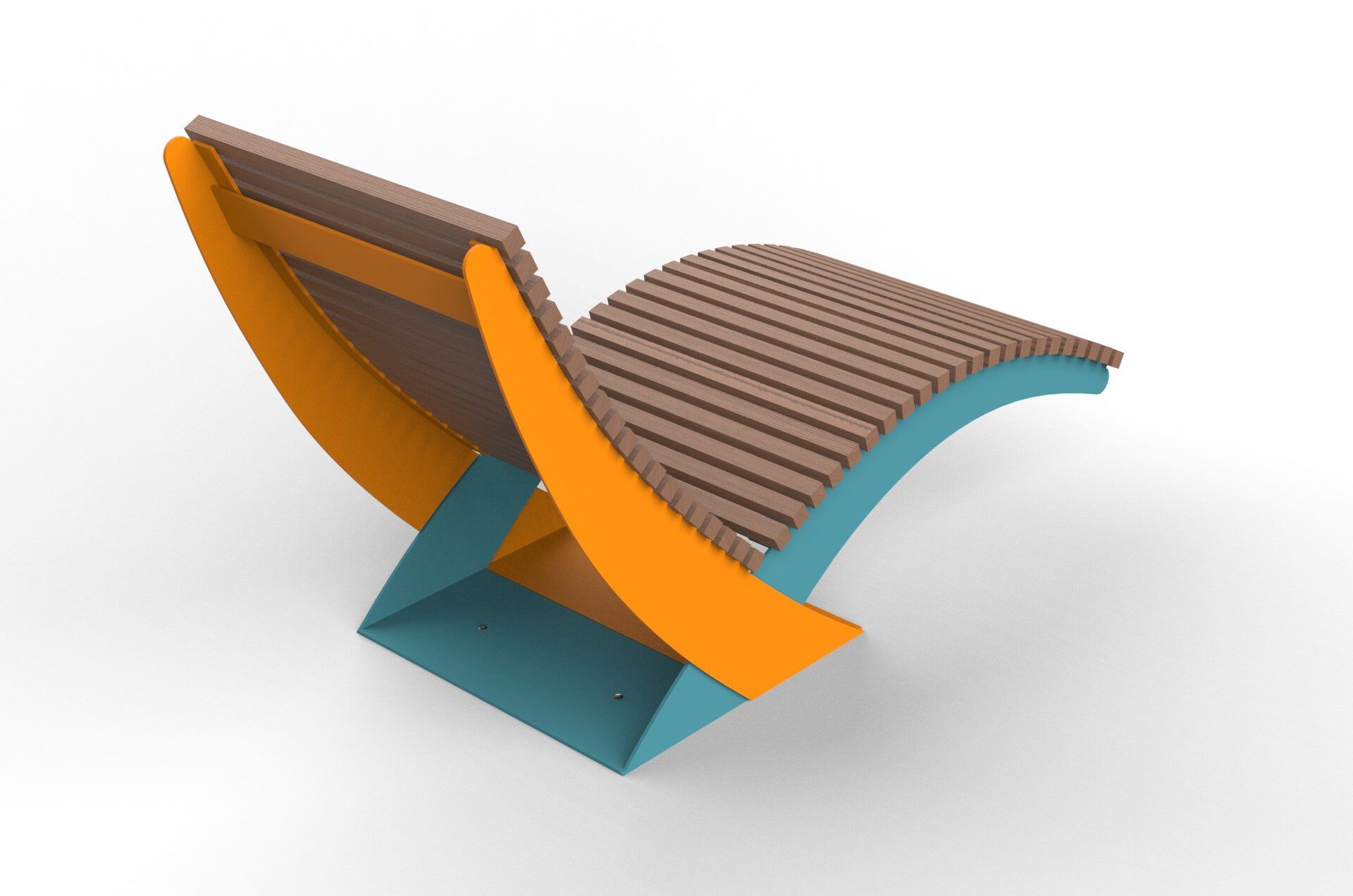 Наружное сиденье из стали и дерева CITYSì DOVE ARCH-00114855 - Вид №1