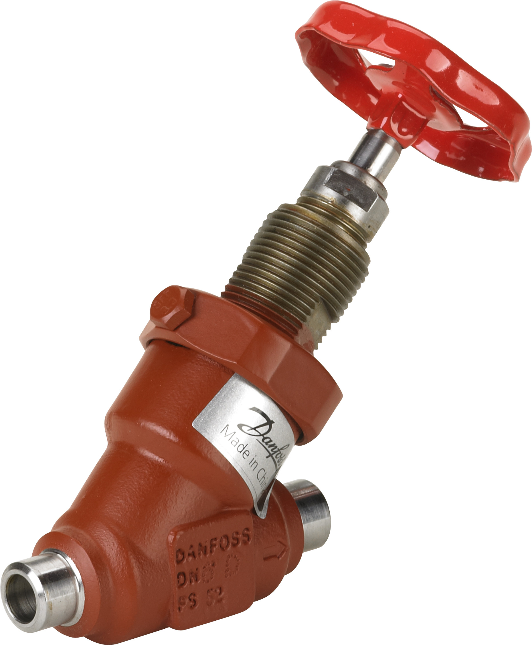 Danfoss SVA-S — запорные клапаны со стандартным штоком SVA-S 6 D STR CAP Запорный клапан 148B5011  - Вид №1