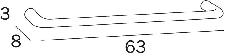 INDA® Вешалка для полотенец Ego A1318 - Вид №3