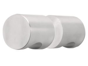 Стеклянная дверная ручка из нержавеющей стали