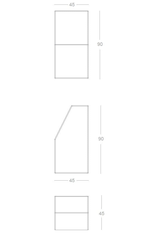 Реконструированная каменная модульная скамья со спинкой Viscio Urban Design Modula ARCH-00127949 - Вид №7