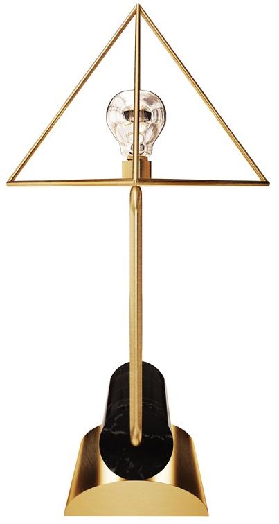 Porustudio Настольная лампа из латуни с фиксированным кронштейном White house sun-id-1414088 - Вид №1