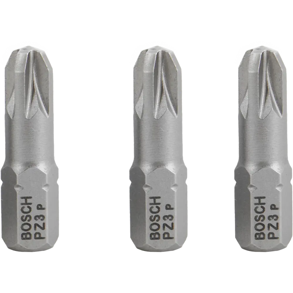 Бита крестовая Bosch Extra Hard 2607001562 PZ3x25 мм, 3 шт. 83433302 STLM-2014576 BOSCH PROFESSIONAL 