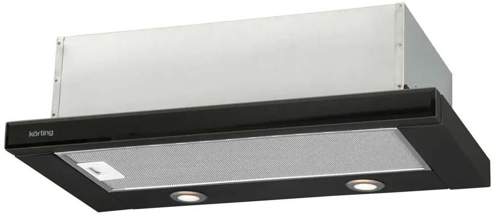 91264515 Встраиваемая вытяжка Korting KHP 6617 GN 60 см цвет черный STLM-0868826