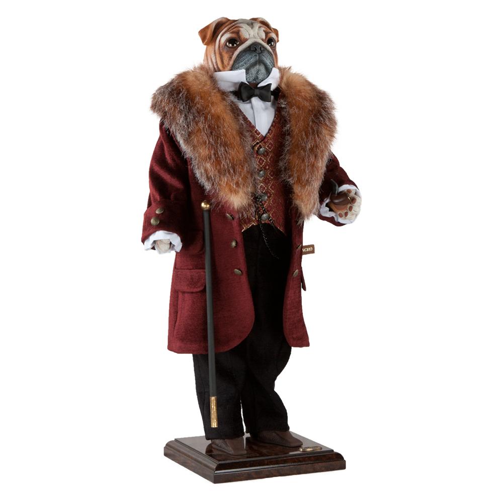 76018 Коллекционная кукла Бульдог Джон Стюарт Милль BOGACHO 4627138150641