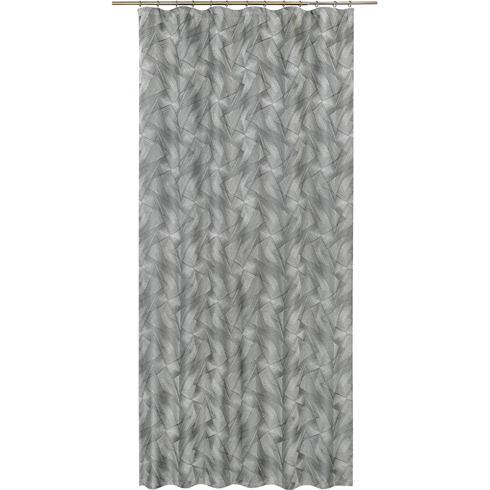 Штора на ленте «Геометрия», 160x280 см, геометрия, цвет чёрный GARDEN STLM-2011871