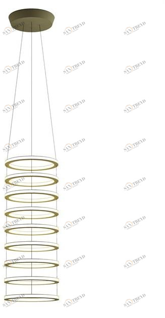 fambuena Светодиодный подвесной светильник из алюминия Bagues sun-id-1377443