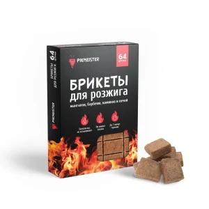 90340480 Брикеты для розжига Pikmeister 5312, 64 шт. STLM-0951739