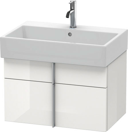 VA650604747 Vero Air Тумбочка подвесная Каменно-синий глянцевый лак Duravit - Вид №2