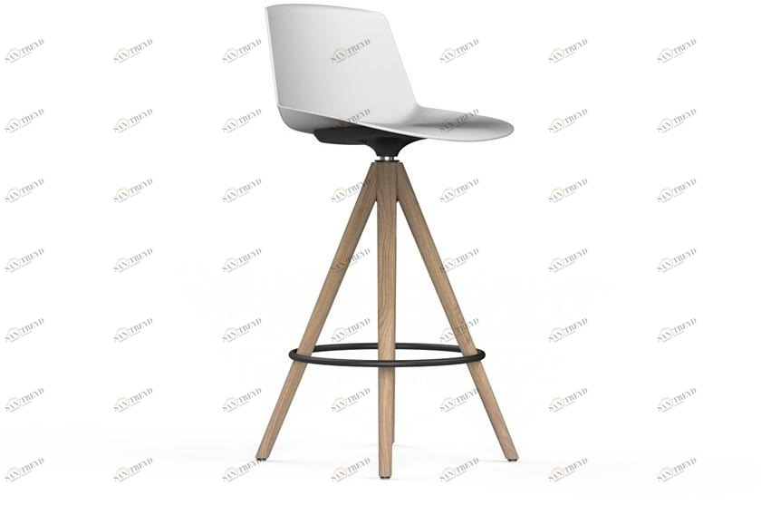 ACTIU Барный стул высокий с подставкой для ног Noom sun-id-1433897