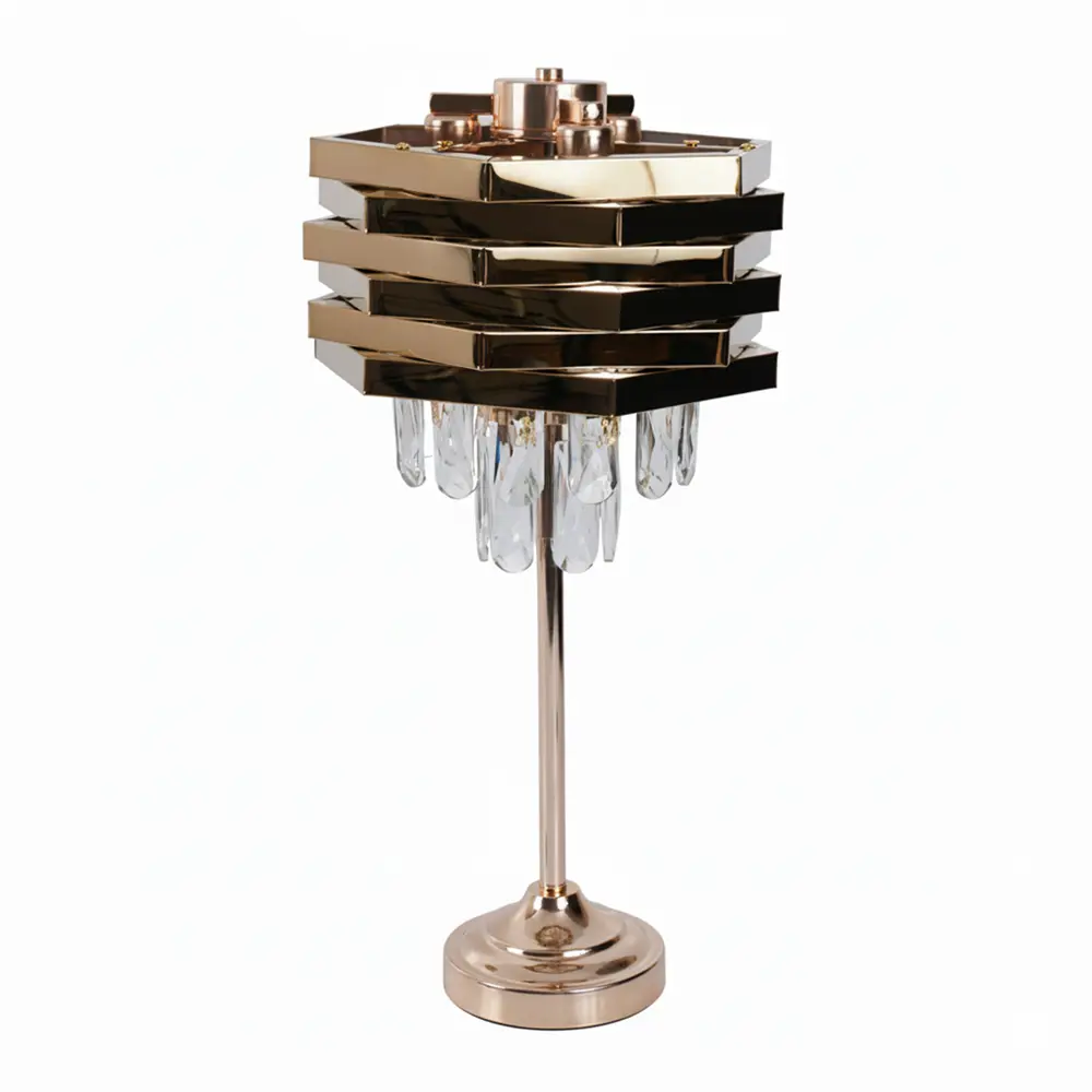 Настольная лампа Estares Rose цвет золото STLM-2118685 - Вид №1