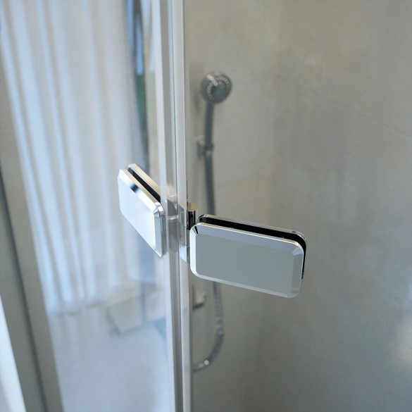 Душевая перегородка GWE1000 Merlyn Arysto Ten Хромированный  - Вид №1