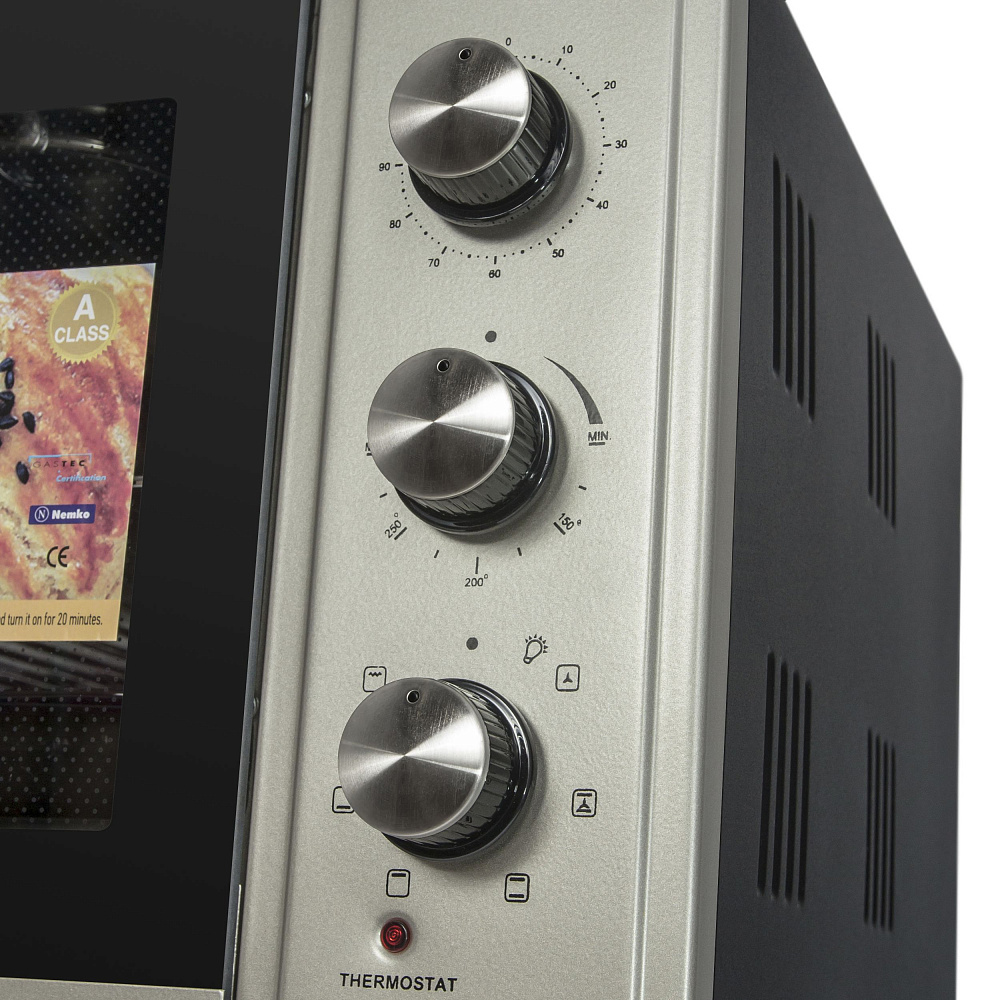 CEMOA.456.S1 Мини-печь / ширина 60 см, механическое управление, 45 л,конвекция, нерж. сталь Maunfeld Santreyd  - Вид №3