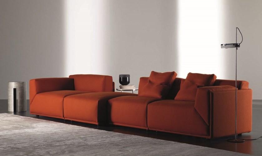 Meridiani 4-х местный модульный диван из ткани Bacon sun-id-1516408 - Вид №1