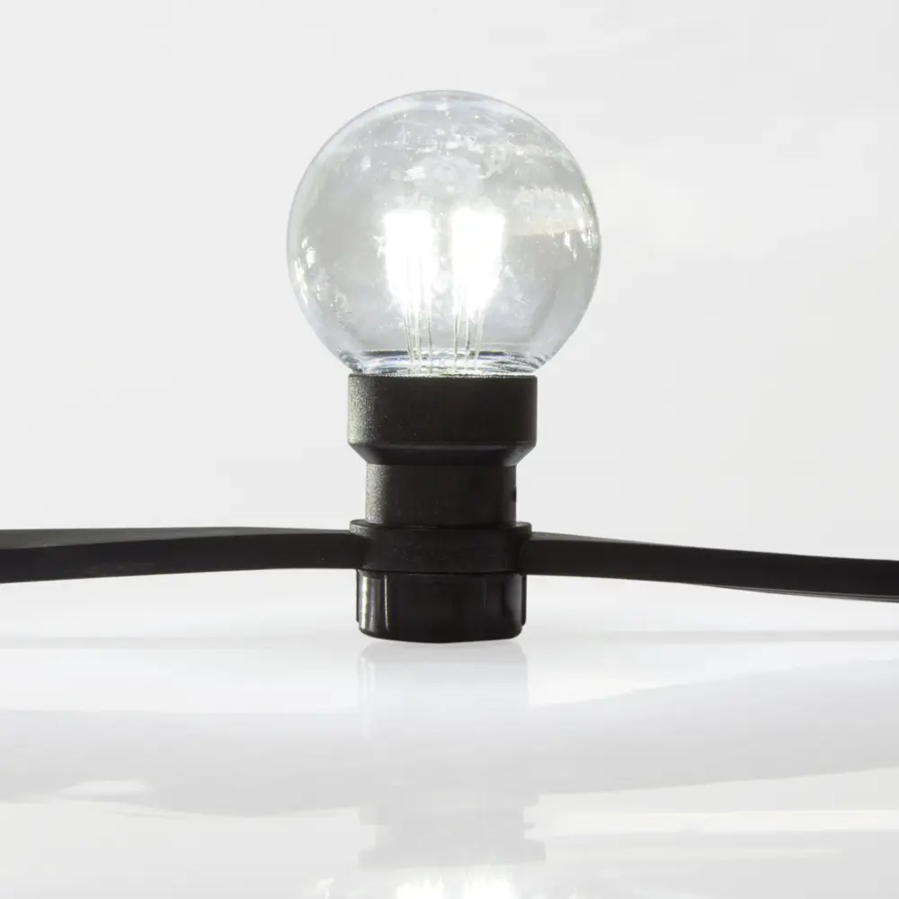 Гирлянда белт-лайт из лампочек Neon-Night Belt Light 10 м 30 ламп черный провод 86263779 STLM-2027005 Santreyd  - Вид №3