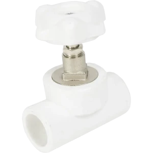 Вентиль запорный РВК PN25 25x25 мм ручка барашек полипропилен