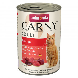 ПР0045430 Корм для кошек Carny Adult отборная говядина конс. 400г Animonda