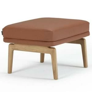 Пуф Egsmark, лакированный дуб, коричневый