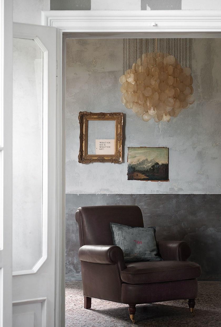 BAXTER Кожаное кресло с подлокотниками Charlotte sun-id-1447383 - Вид №2