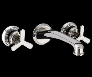 Devon&Devon Смеситель для умывальника настенный на 3 отверстия Tribeca Trb533cr