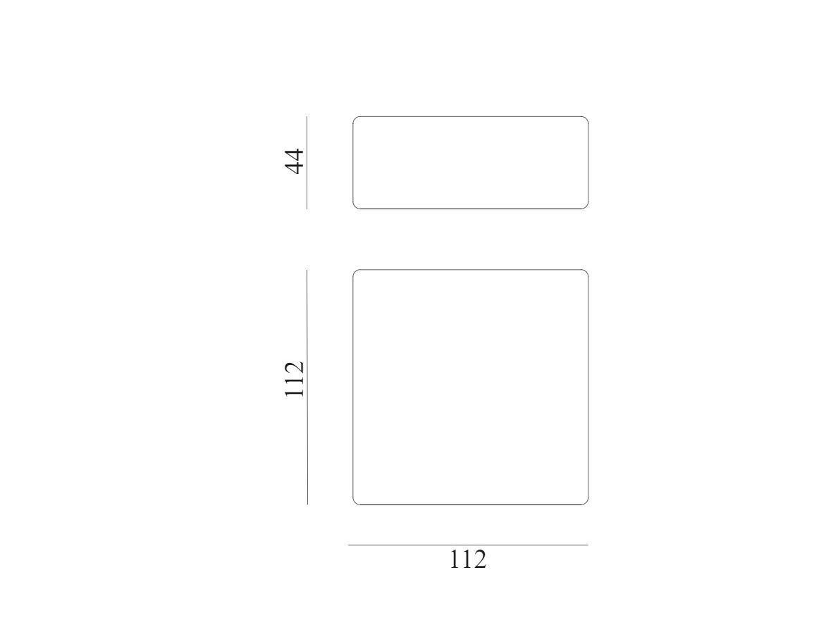 Ткань съемный сад пуфик Exteta Montecarlo ARCH-00035033 - Вид №3
