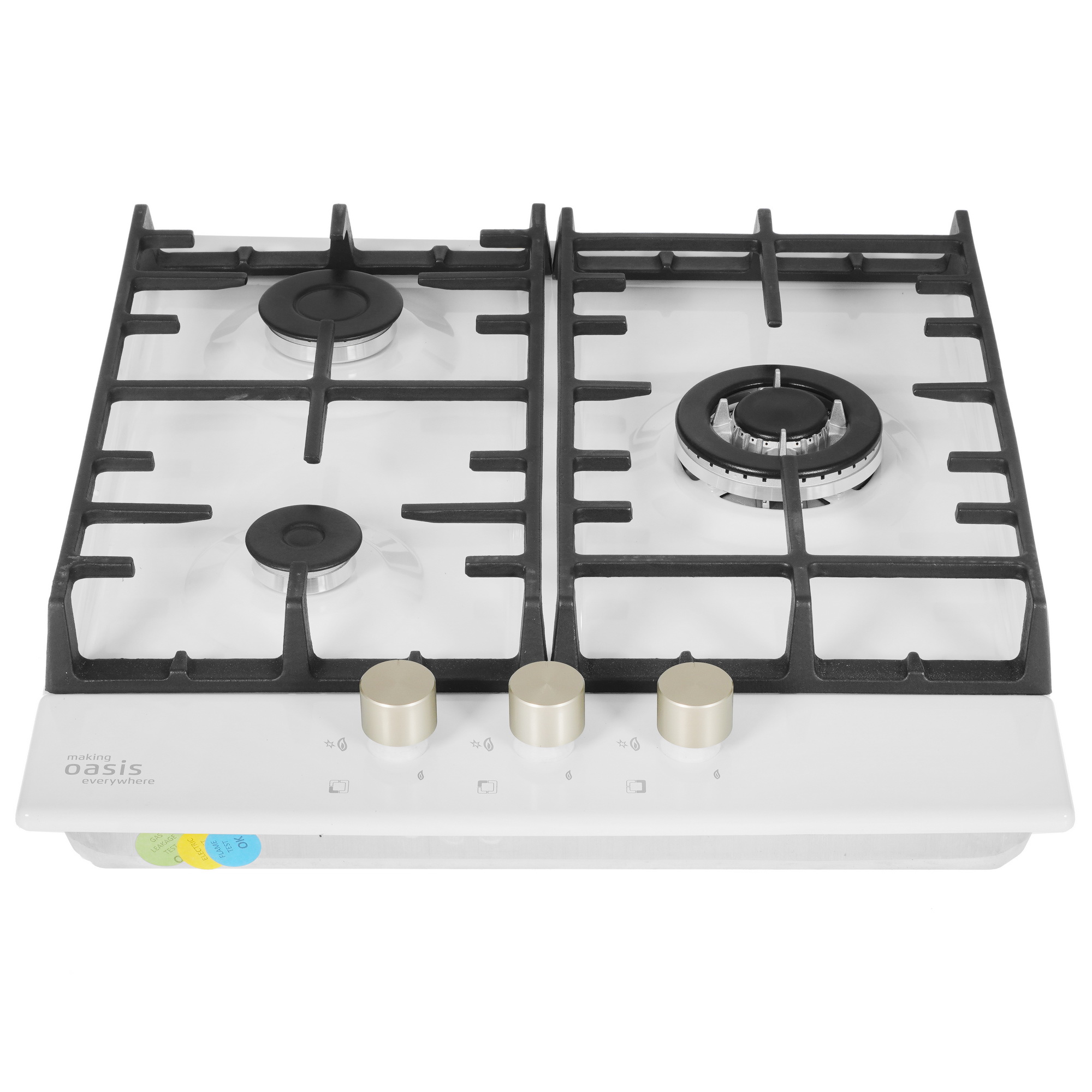 5346132 Газовая варочная поверхность Oasis P-3MWT (B) STDN-0125704 - Вид №1
