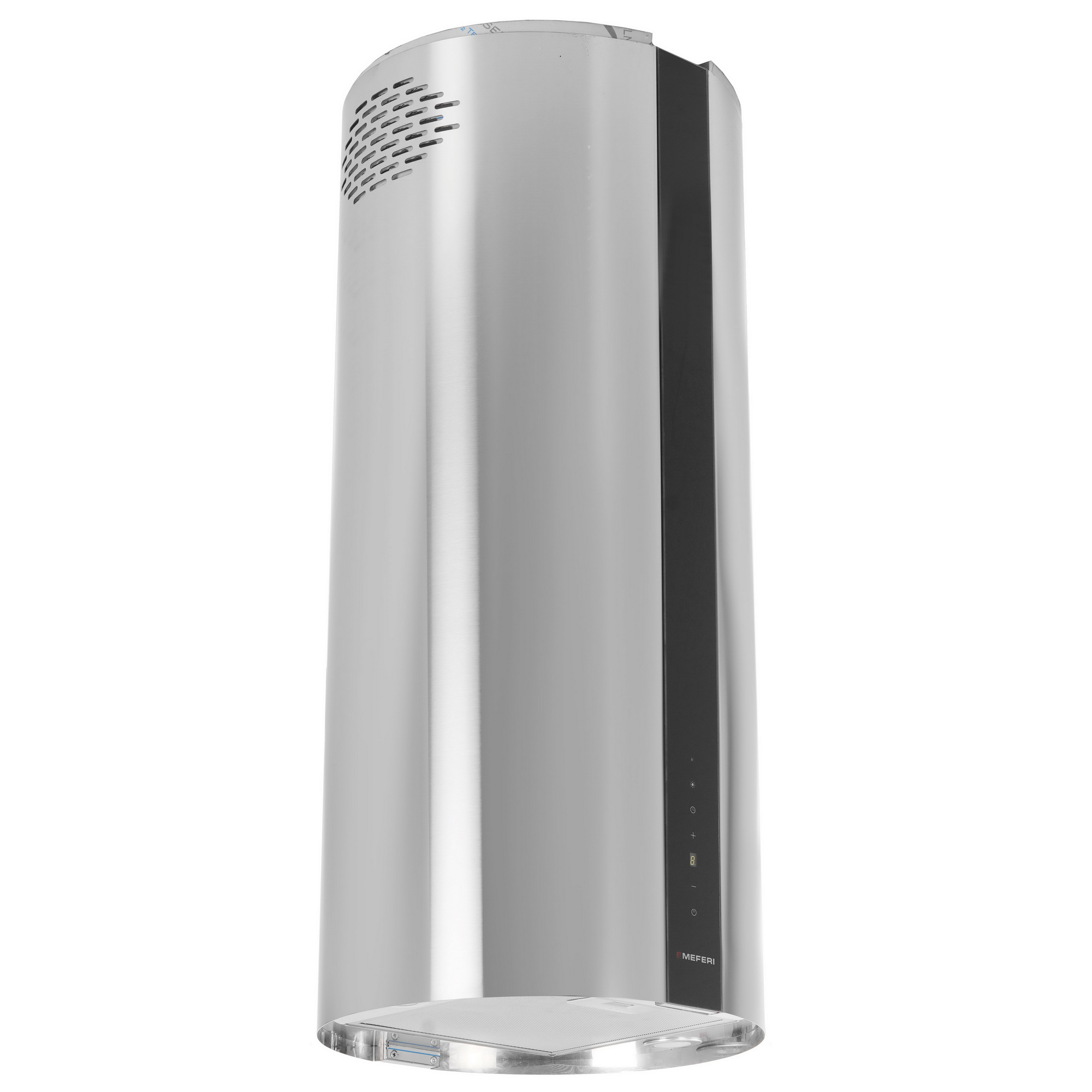 9270637 Вытяжка островная Meferi TUBE40IX ISLA COMFORT PLUS серебристый/черный STDN-0087597