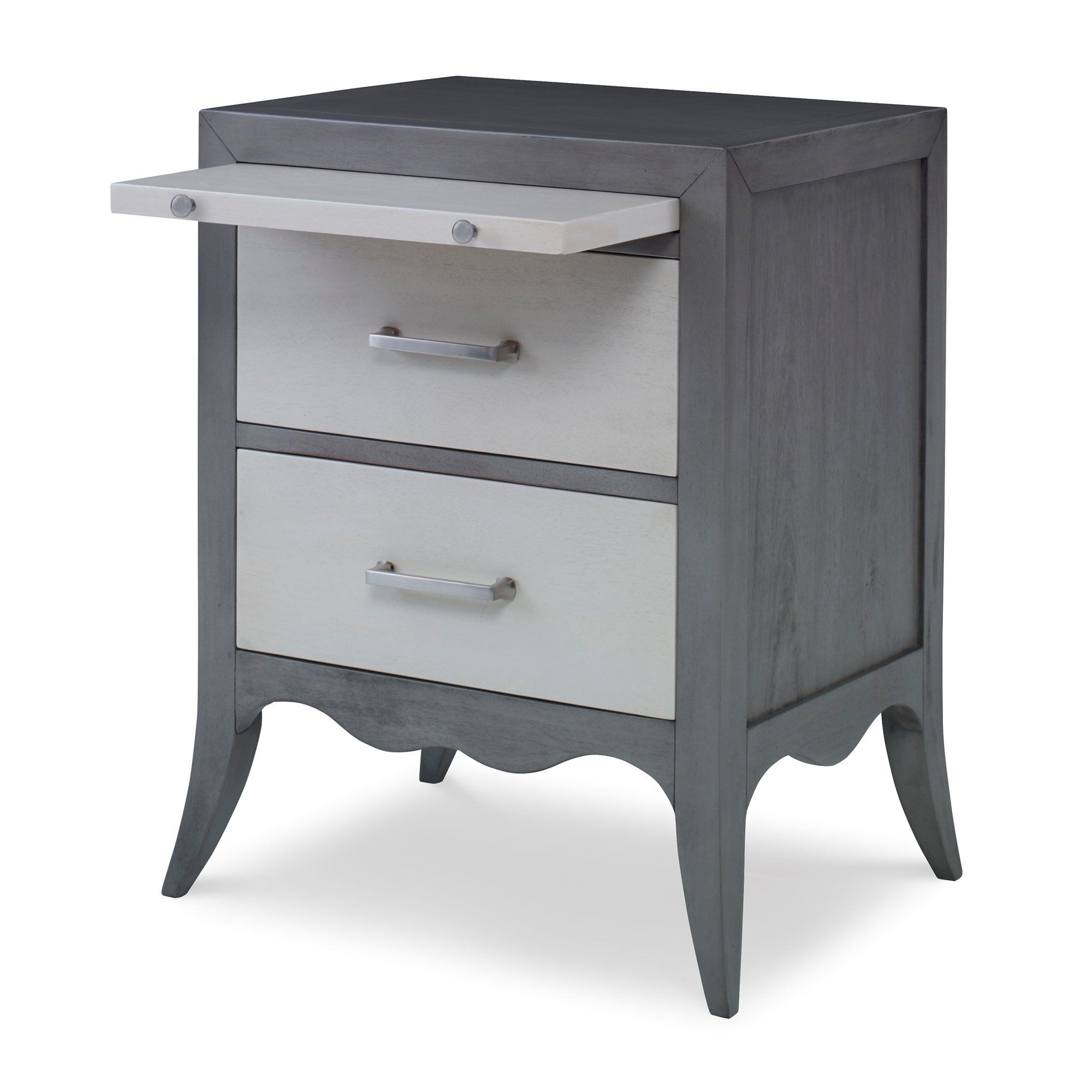 Тумбочка 17592-830-010 Beatrix Nightstand - Ash Grey / Linen Ambella  - Вид №3