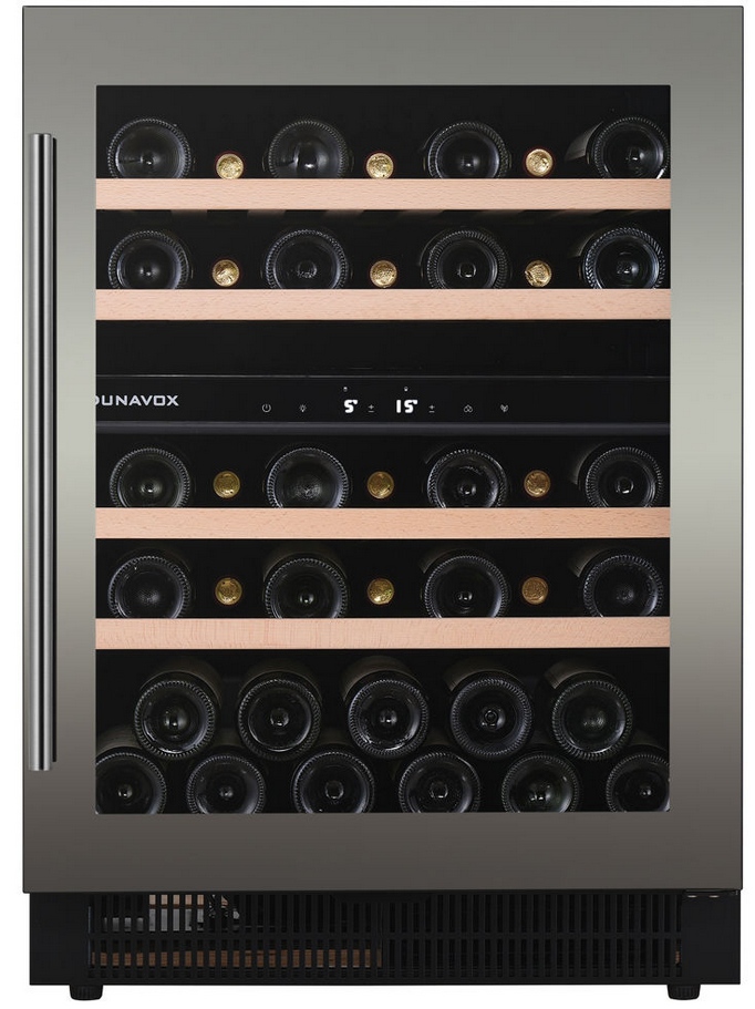 5342438 Встраиваемый винный шкаф Dunavox DAUF-39.121DSS серебристый STDN-0135550