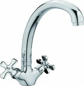 Смеситель для кухни Rush Sakhalin SA5350-23 высокий хром