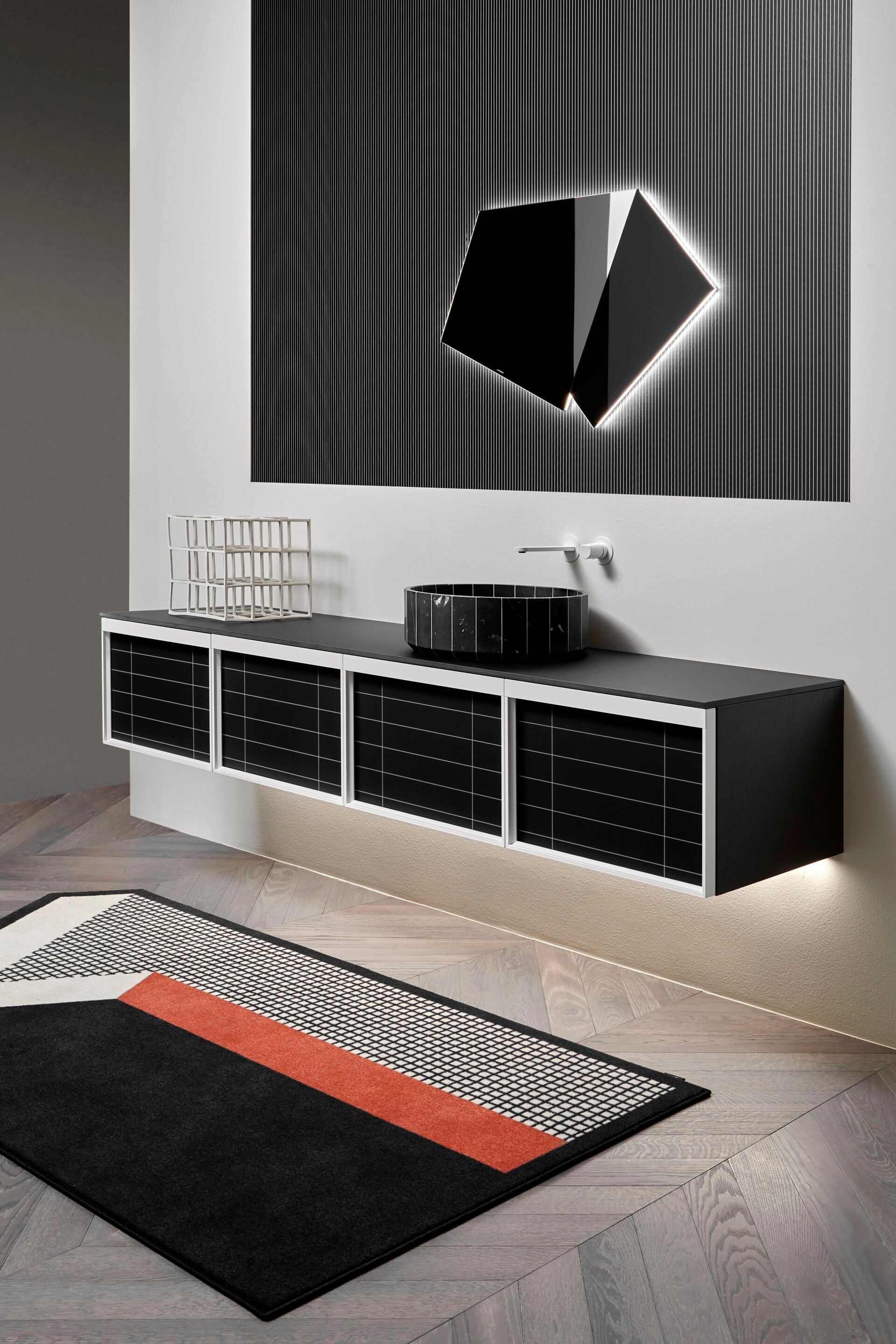 Подвесной умывальник с ящиками Antoniolupi Bemade ARCH-00006930 - Вид №3