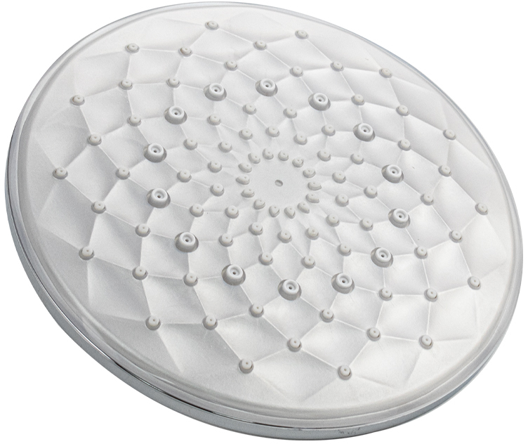 GFmark - Лейка тропический душ, 3d, ПОДСОЛНУХ, круглая, 230 мм, код: 6042