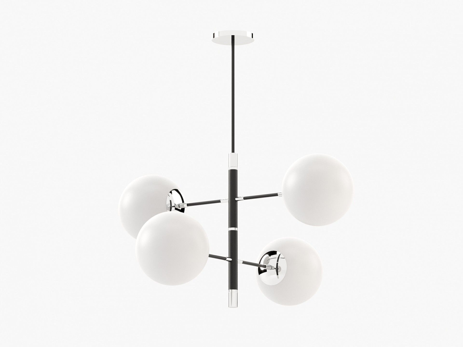 Подвесной светильник из нержавеющей стали и стекла Laskasas MEREDITH ARCH-00125547 - Вид №1