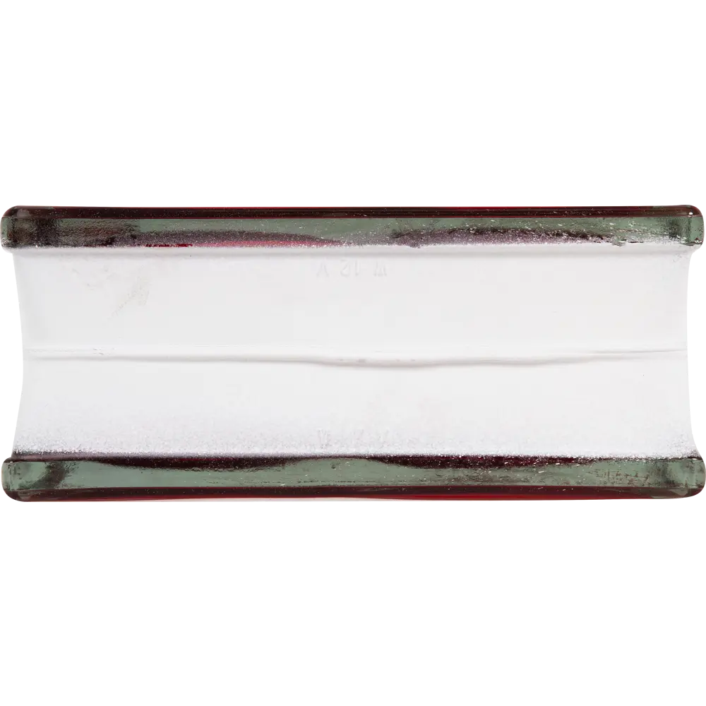 Стеклоблок Богема Волна цвет ярко-рубиновый VITRABLOCK STLM-2052119 - Вид №1