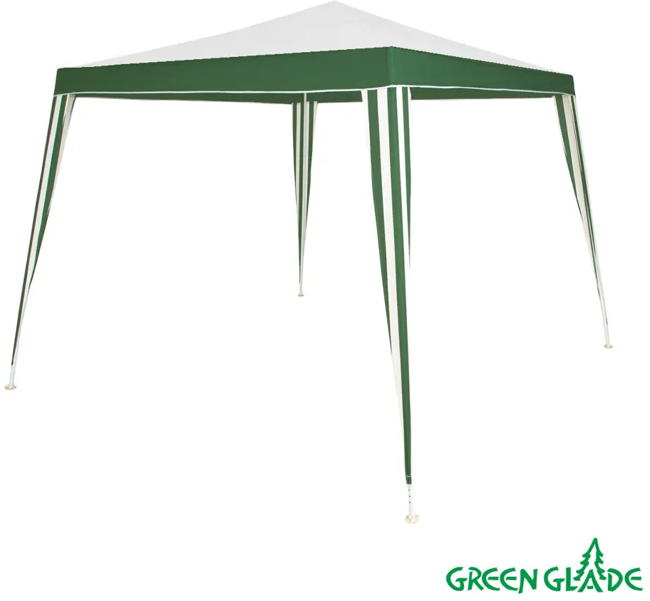 90303732 Тент садовый Green Glade 1017 2.4x2.4м/3x3 зеленый STLM-0176027