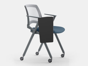 Штабелируемый стул с подлокотниками для залов ожидания