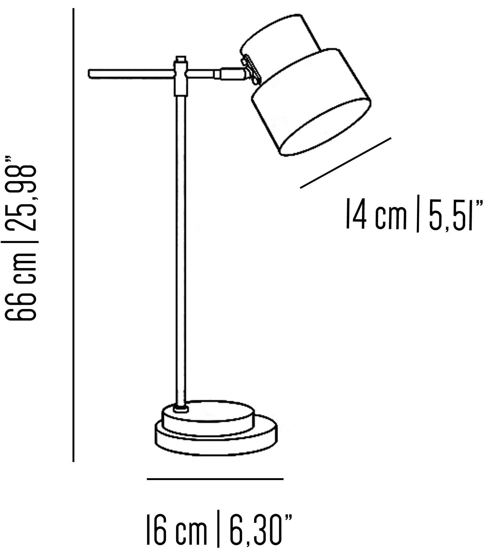 Il Bronzetto Настольная лампа регулируемая светодиодная с фиксированным кронштейном Satellite Sat02_s / sat02_m - Вид №8