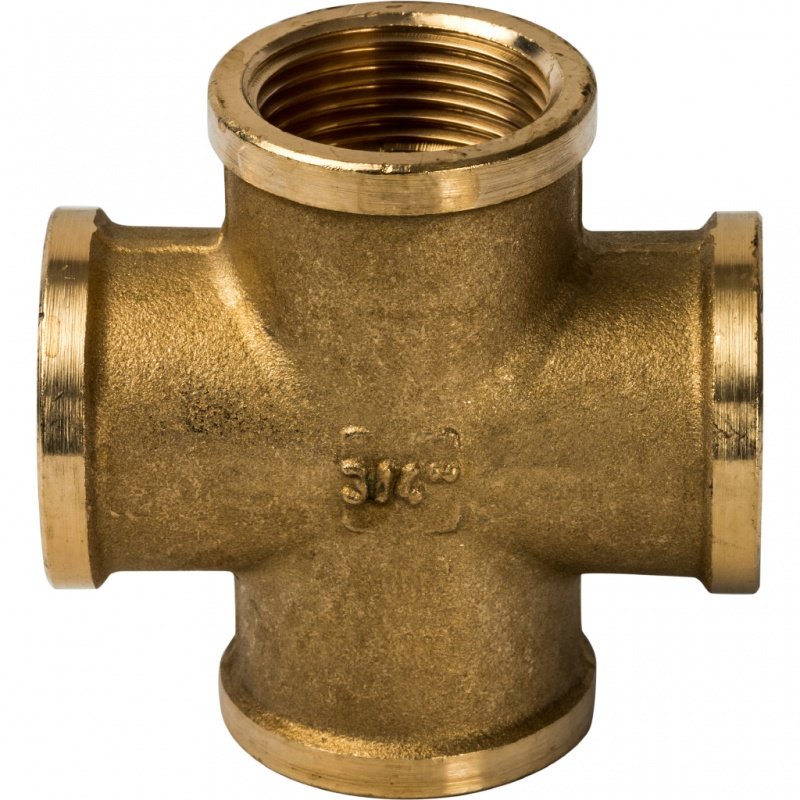 Крестовина ВР 3/4" латунь STOUT SFT0030000034 - Вид №2