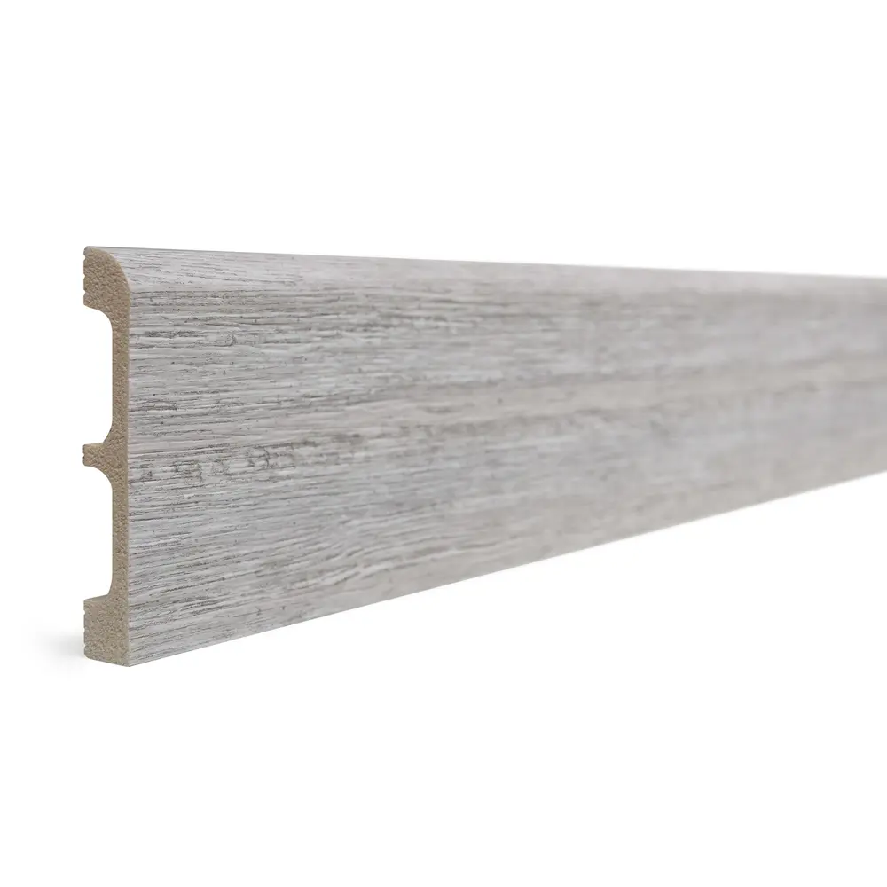 Молдинг настенный полистирол ударопрочный Decor-Dizayn 706-89 дуб беленый 80x13x2400 мм 85473614 STLM-2141229 