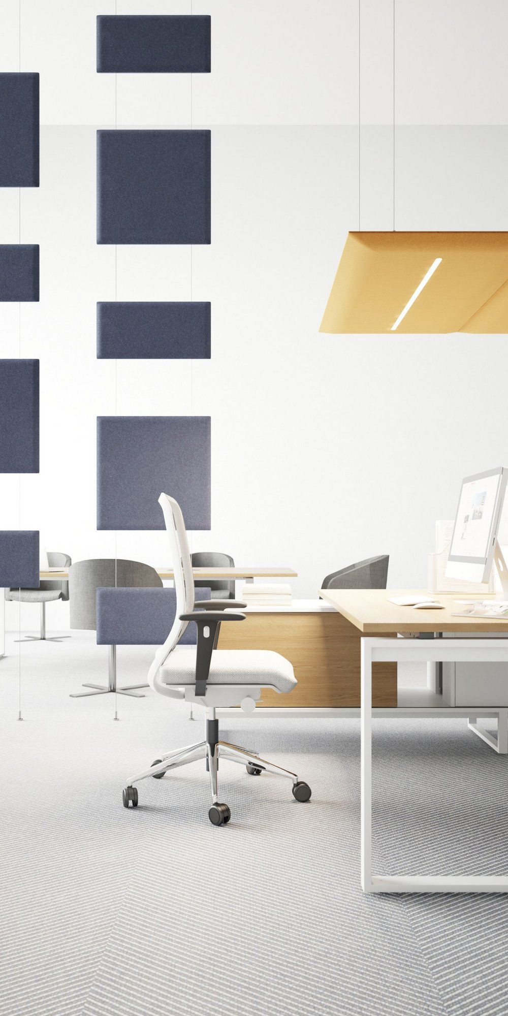 Акустическая подвесная панель из ткани FURNIKO Hush Pads ARCH-00152983 - Вид №2