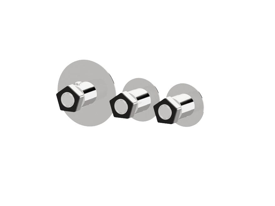 Смеситель для душа с 3 отверстиями и отдельными розетками Newform многофункциональные термостаты 2 выхода ARCH-00055204