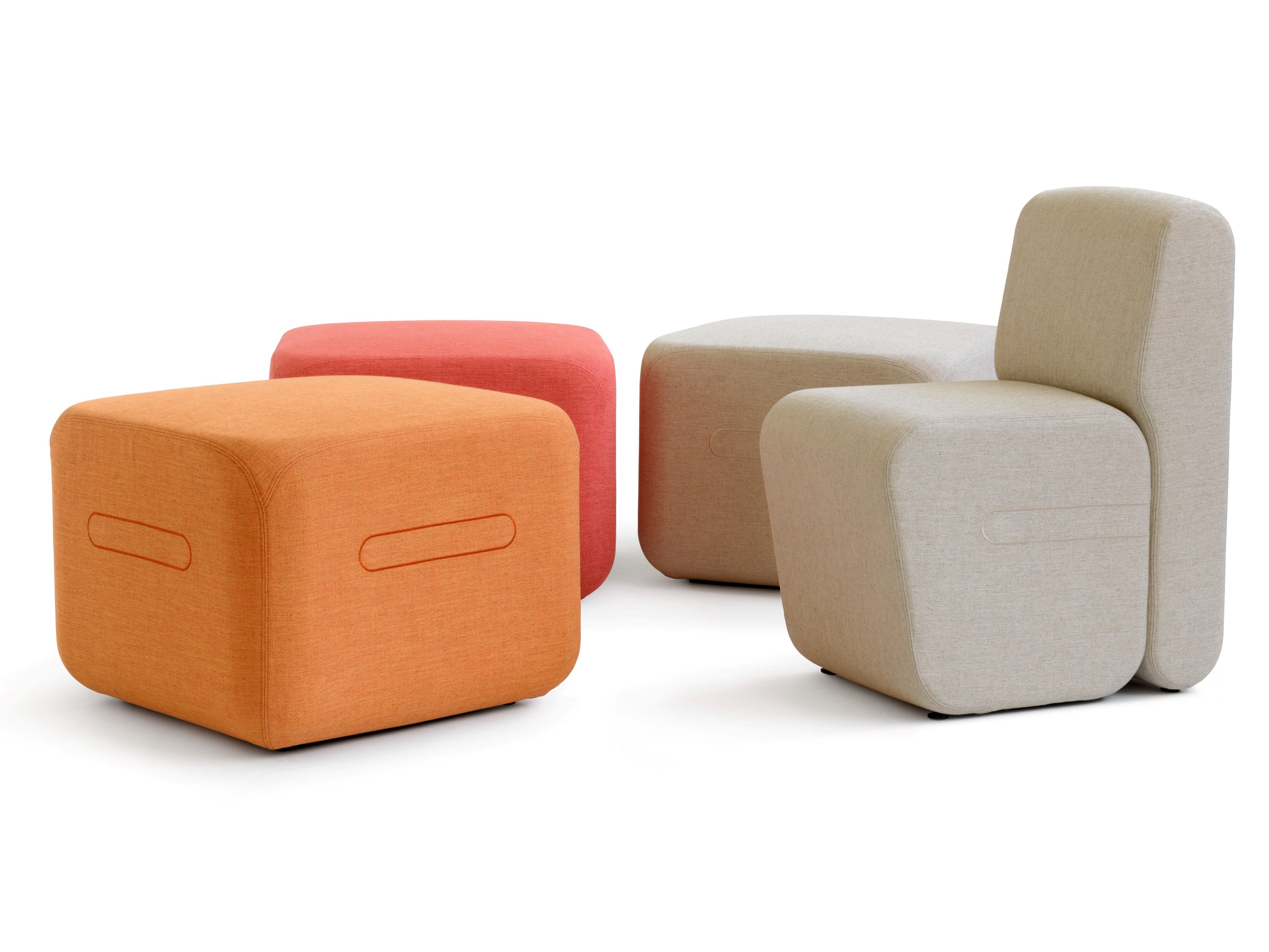 Квадратный пуф из ткани Bla Station ARCH-00129486 - Вид №21