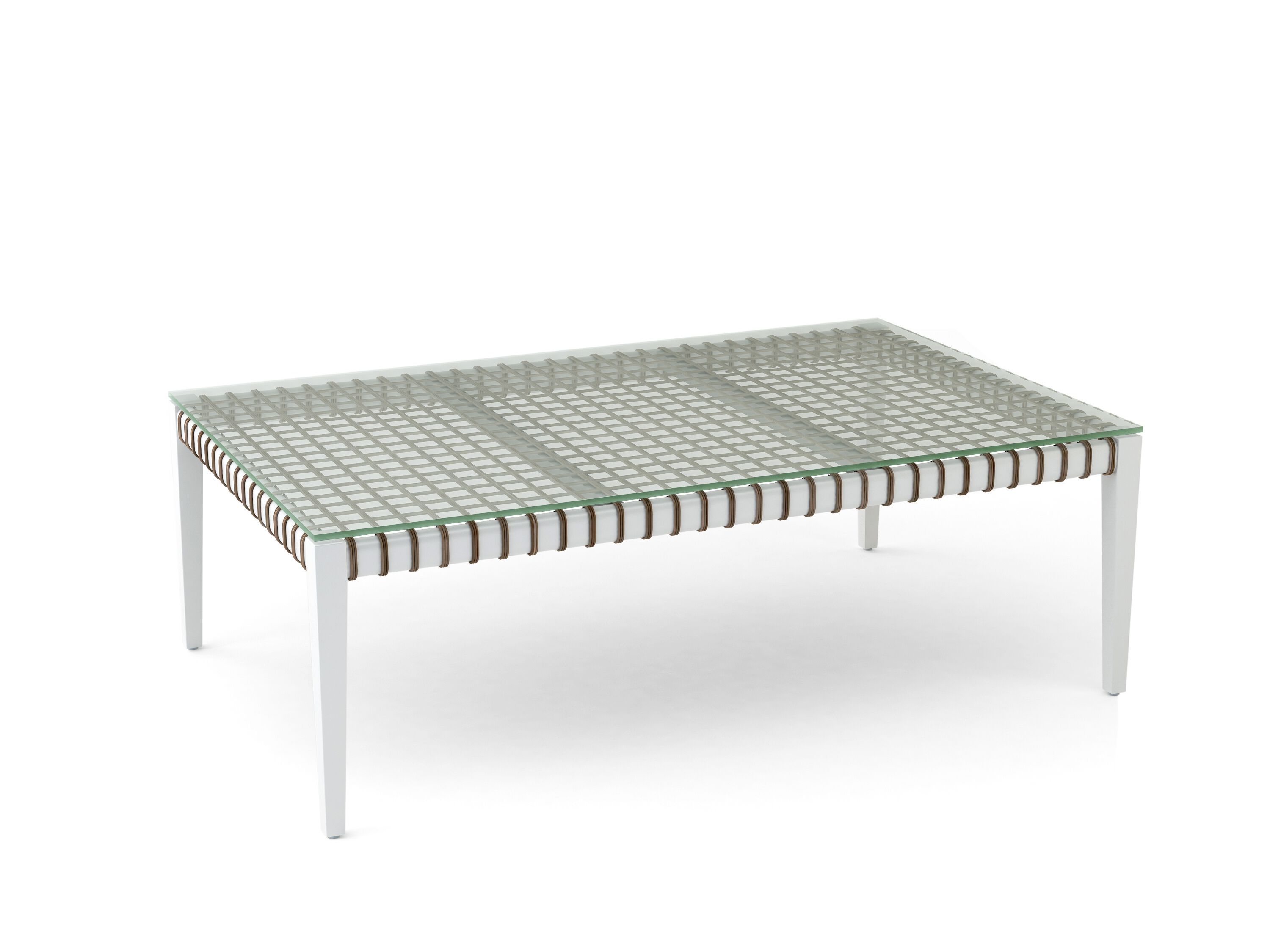 Прямоугольный алюминиевый журнальный столик Walters Delta ARCH-00150807